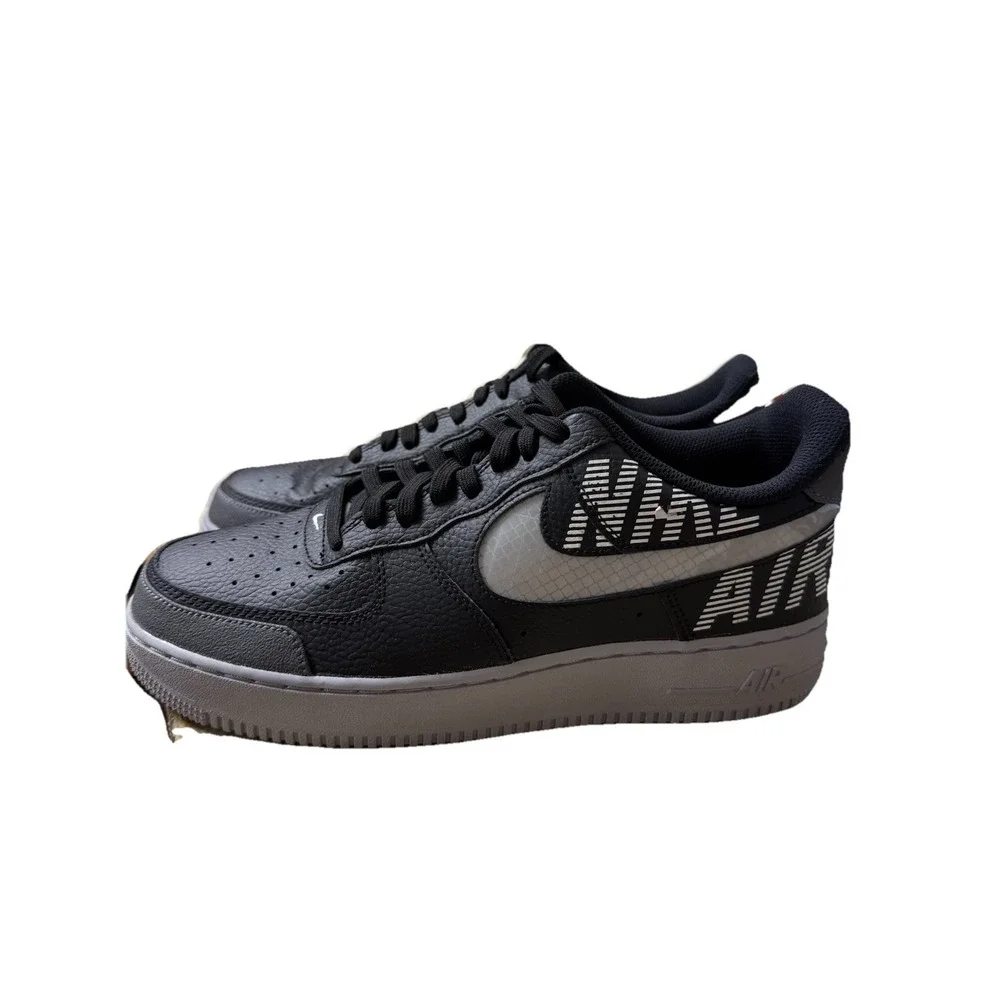 Nike Air Force 1 Low Under Construction Black Wolf Grey | BQ4421-002 Men Size 10